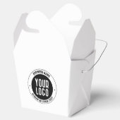 Ihr Firmenlogo oder Design | Fett bearbeitbarer Te Geschenkschachtel (Geöffnet)