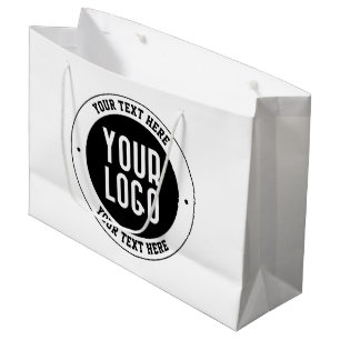 Ihr Firmenlogo oder Design Fett bearbeitbarer Te Große Geschenktüte