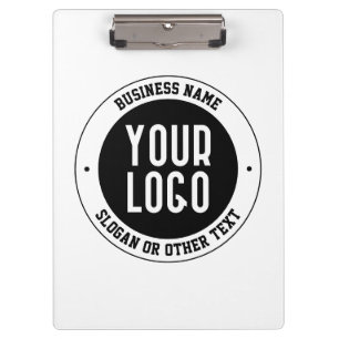 Ihr Firmenlogo oder Design   Fett bearbeitbarer Te Klemmbrett