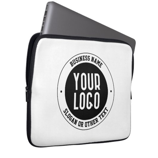 Ihr Firmenlogo oder Design | Fett bearbeitbarer Te Laptopschutzhülle (Vorne Rechts)
