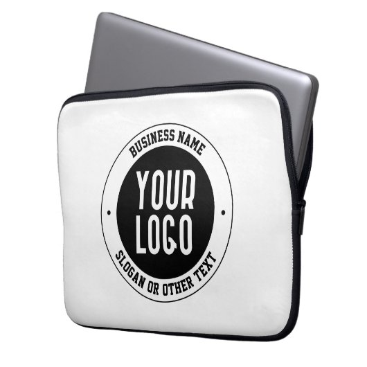 Ihr Firmenlogo oder Design | Fett bearbeitbarer Te Laptopschutzhülle (Vorderseite Links)