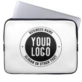 Ihr Firmenlogo oder Design | Fett bearbeitbarer Te Laptopschutzhülle (Vorderseite)