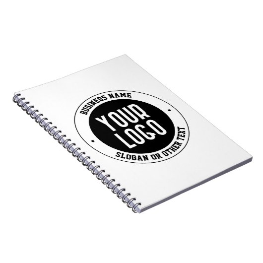 Ihr Firmenlogo oder Design | Fett bearbeitbarer Te Notizblock (Rechte Seite)