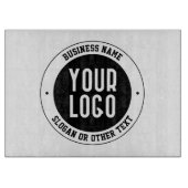 Ihr Firmenlogo oder Design | Fett bearbeitbarer Te Schneidebrett (Vorderseite)