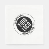 Ihr Firmenlogo oder Design | Fett bearbeitbarer Te Serviette (Vorderseite)