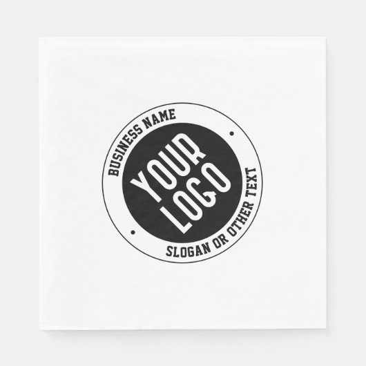 Ihr Firmenlogo oder Design | Fett bearbeitbarer Te Serviette (Vorderseite)