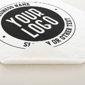 Ihr Firmenlogo oder Design | Fett bearbeitbarer Te Sherpadecke (3/4)