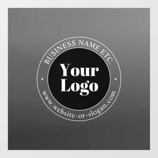 Ihr Firmenlogo oder Ihr Design und Ihr bearbeitete Fensteraufkleber (Blatt)