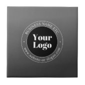 Ihr Firmenlogo oder Ihr Design und Ihr bearbeitete Fliese (Vorderseite)