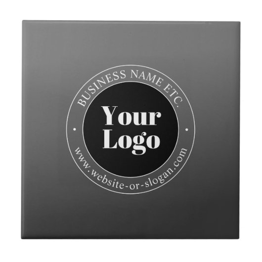 Ihr Firmenlogo oder Ihr Design und Ihr bearbeitete Fliese (Vorderseite)