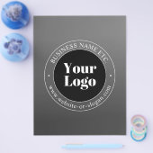 Ihr Firmenlogo oder Ihr Design und Ihr bearbeitete Flyer (Einzeln)