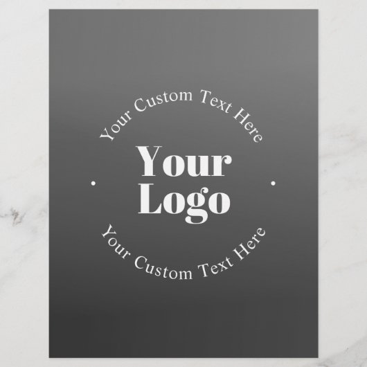 Ihr Firmenlogo oder Ihr Design und Ihr bearbeitete Flyer (Vorne)