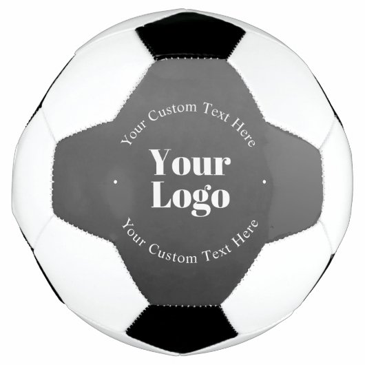 Ihr Firmenlogo oder Ihr Design und Ihr bearbeitete Fußball (Vorderseite)