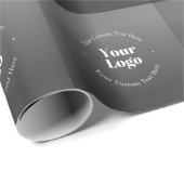 Ihr Firmenlogo oder Ihr Design und Ihr bearbeitete Geschenkpapier (Rolleneckpunkt)