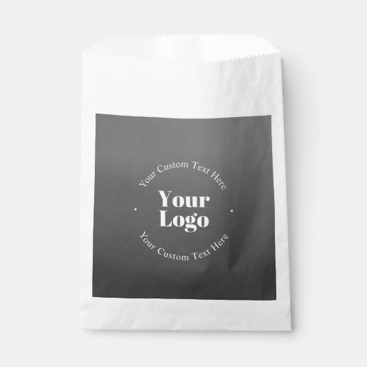 Ihr Firmenlogo oder Ihr Design und Ihr bearbeitete Geschenktütchen (Vorderseite)