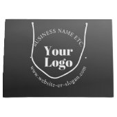 Ihr Firmenlogo oder Ihr Design und Ihr bearbeitete Große Geschenktüte (Vorderseite)