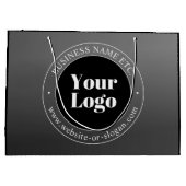 Ihr Firmenlogo oder Ihr Design und Ihr bearbeitete Große Geschenktüte (Rückseite)