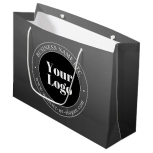 Ihr Firmenlogo oder Ihr Design und Ihr bearbeitete Große Geschenktüte