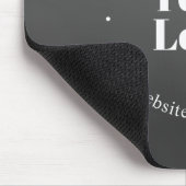 Ihr Firmenlogo oder Ihr Design und Ihr bearbeitete Mousepad (Ecke)