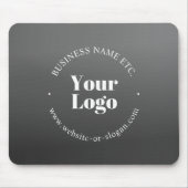 Ihr Firmenlogo oder Ihr Design und Ihr bearbeitete Mousepad (Vorne)