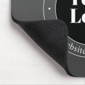 Ihr Firmenlogo oder Ihr Design und Ihr bearbeitete Mousepad (Ecke)