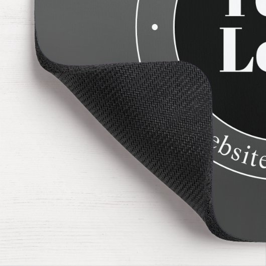 Ihr Firmenlogo oder Ihr Design und Ihr bearbeitete Mousepad (Ecke)