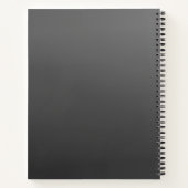 Ihr Firmenlogo oder Ihr Design und Ihr bearbeitete Notizblock (Rückseite)