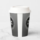 Ihr Firmenlogo oder Ihr Design und Ihr bearbeitete Pappbecher (Links)
