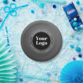 Ihr Firmenlogo oder Ihr Design und Ihr bearbeitete Pappteller (Party)