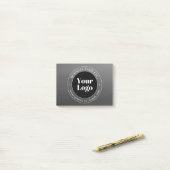 Ihr Firmenlogo oder Ihr Design und Ihr bearbeitete Post-it Klebezettel (Auf Schreibtisch)