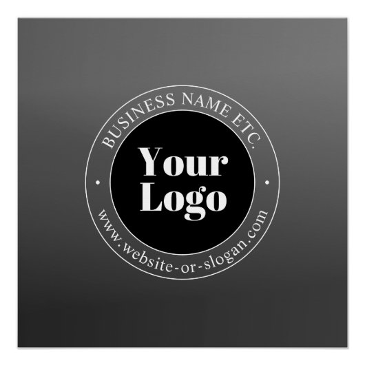 Ihr Firmenlogo oder Ihr Design und Ihr bearbeitete Poster (Vorderseite)