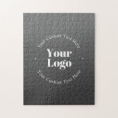 Ihr Firmenlogo oder Ihr Design und Ihr bearbeitete Puzzle (Vertikal)