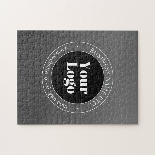 Ihr Firmenlogo oder Ihr Design und Ihr bearbeitete Puzzle (Horizontal)