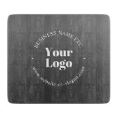 Ihr Firmenlogo oder Ihr Design und Ihr bearbeitete Schneidebrett (Vorderseite)