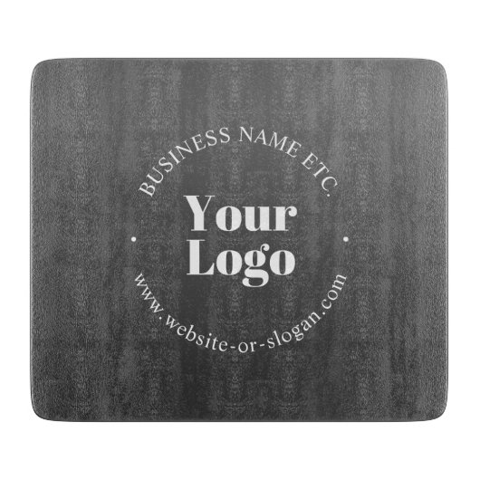 Ihr Firmenlogo oder Ihr Design und Ihr bearbeitete Schneidebrett (Vorderseite)