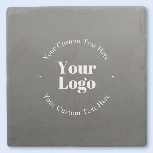 Ihr Firmenlogo oder Ihr Design und Ihr bearbeitete Steinuntersetzer