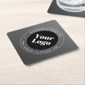 Ihr Firmenlogo oder Ihr Design und Ihr bearbeitete Untersetzer (angewinkelt)
