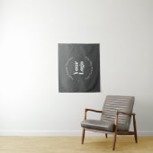 Ihr Firmenlogo oder Ihr Design und Ihr bearbeitete Wandteppich (Beispiel)