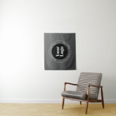 Ihr Firmenlogo oder Ihr Design und Ihr bearbeitete Wandteppich (Beispiel)