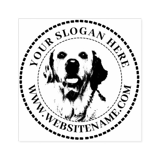 Ihr Firmenlogo oder Ihr Firmenbild Gummistempel (Prägung)