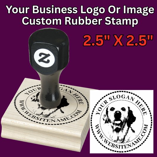 Ihr Firmenlogo oder Ihr Firmenbild Gummistempel