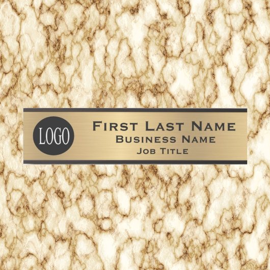 Ihr Firmenlogo Office Türsignierung Gold Look Türschild