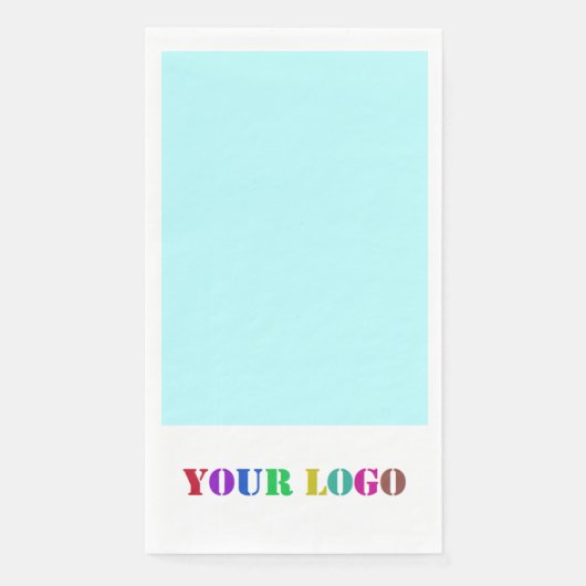 Ihr Firmenlogo Papier Handtücher sind farblich Serviette (Vorderseite)