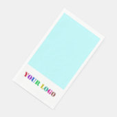 Ihr Firmenlogo Papier Handtücher sind farblich Serviette (Ecke)