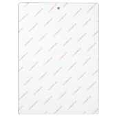 Ihr Firmenlogo personalisiert Klemmbrett (Rückseite)