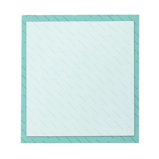 Ihr Firmenlogo personalisiert Notizblock (Vorderseite)