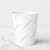 Ihr Firmenlogo personalisiert   Pappbecher (Rückseite)