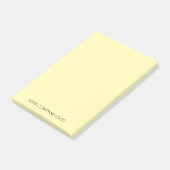 Ihr Firmenlogo, personalisiert Post-it Klebezettel (angewinkelt)