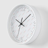 Ihr Firmenlogo personalisiert Uhr (Winkel)