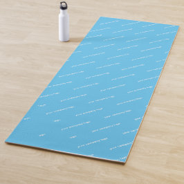 Ihr Firmenlogo personalisierte Yogamatze Yogamatte